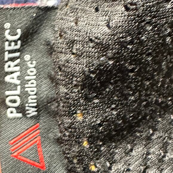 LL Bean Polartec Windbloc Fleece Hoodie Jacket Mens XXL Full Zip Yellow 251298 - Picture 11 of 15